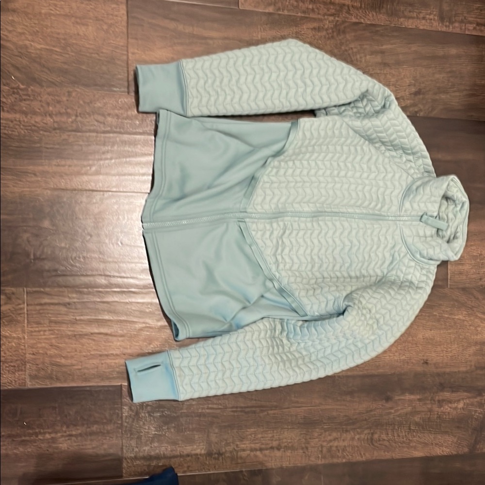 Women's Light Green Quilted Jacket